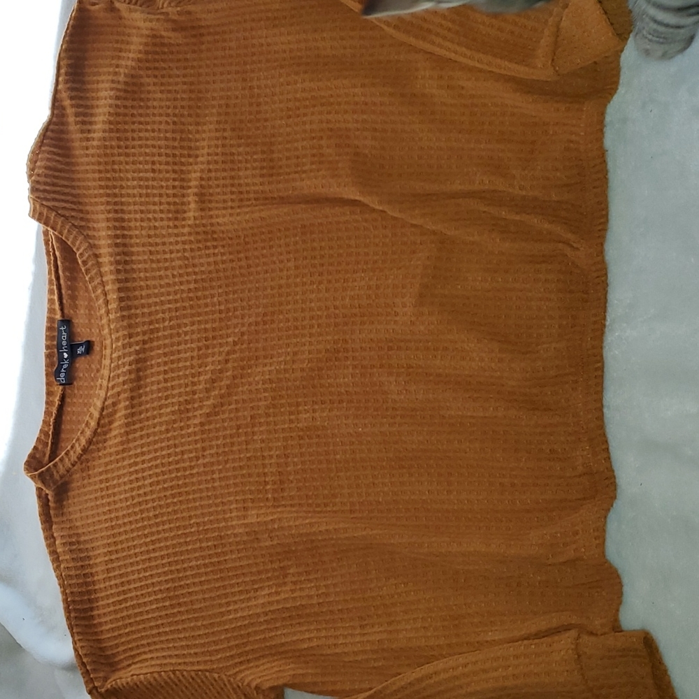 Burnt Orange Long Sleeve Sweater